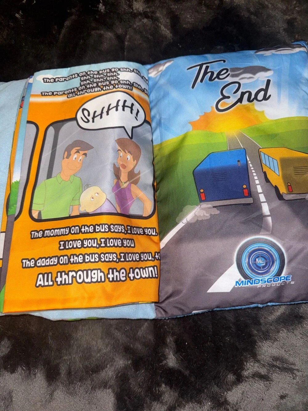 Soft Fabric Book The Wheels on the Bus Children's Toy